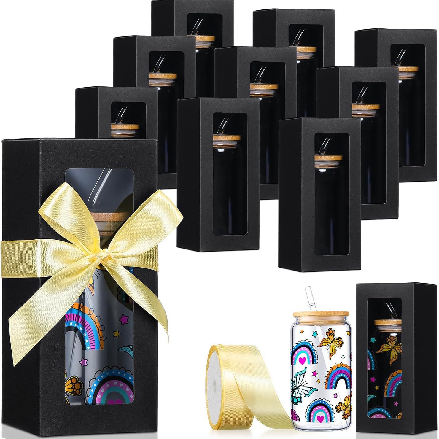 (Cross-border trading), transparent rectangular gift box, Birthday gift 5