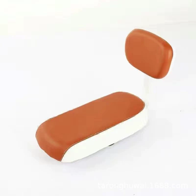 Electric car rear backrest thickened seat cushion manned - brown-