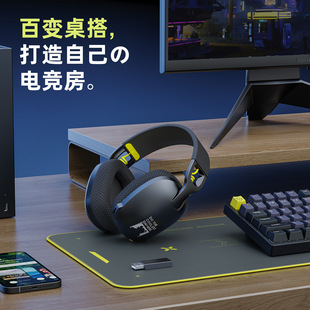 ONIKUMA B2 Wireless Gaming Headset ANC Active Noise Canceling Headset Bluetooth Headset 2.4G Battery KC