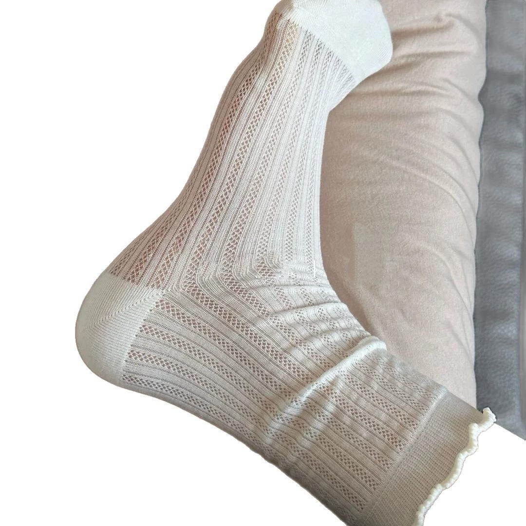 Brand fashionable summer Japanese thin knee socks, Korean style, mid-length