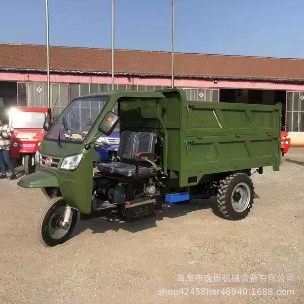 工厂加工柴油单杠三轮车家用农用液压自卸车工地拉混泥土自卸车