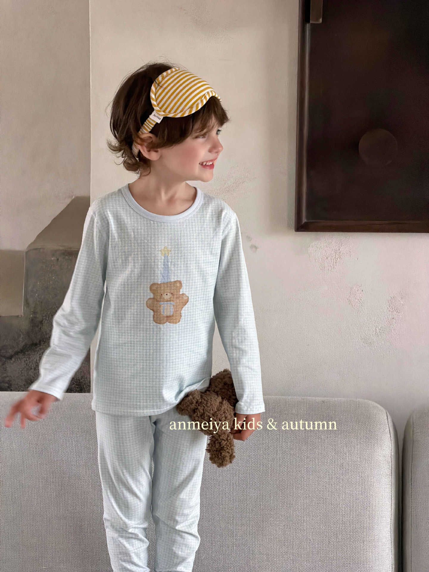Синий Рождественский Медведь / 90