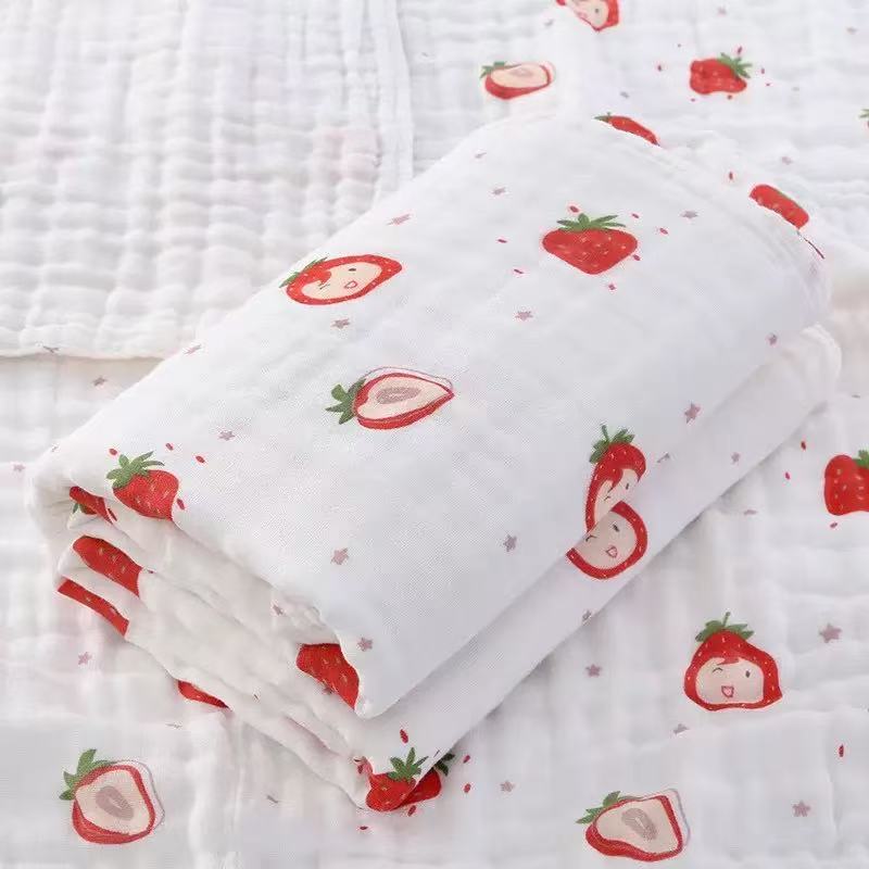 Toallas de gaza para bebés de seis capas de espuma de alta densidad para niños, toallas de baño para bebés, toallas de almuerzo para niños image 41
