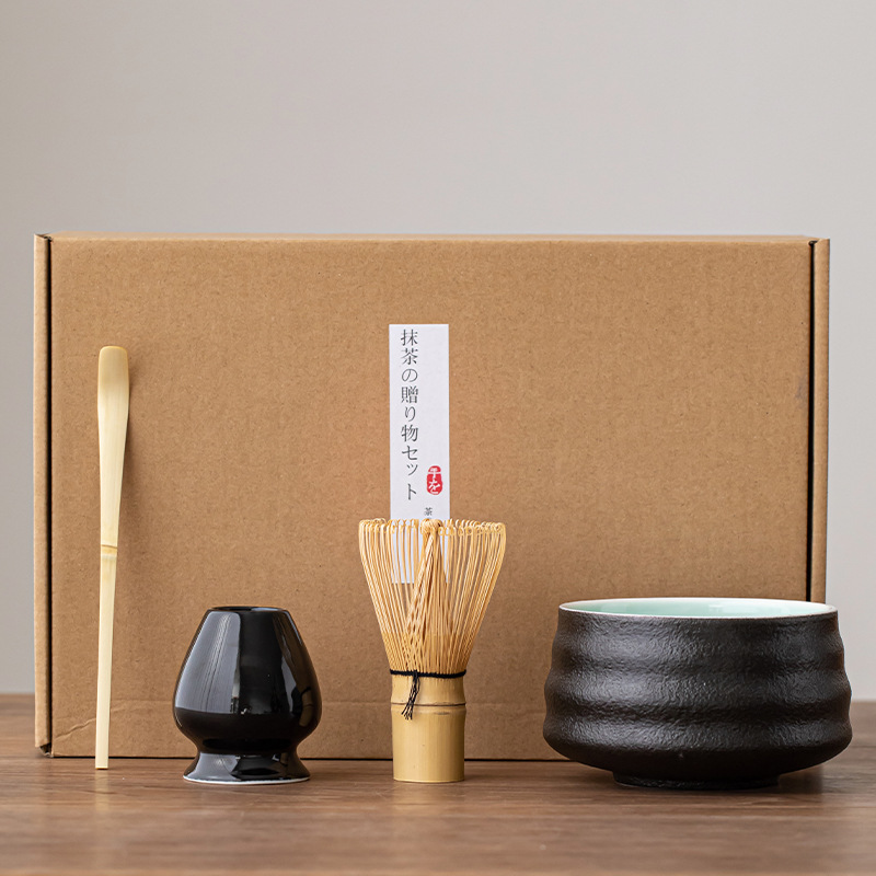 Caja de regalo japonesa de la dinastía Song para ordenar té matcha matcha herramienta de toque de té matcha