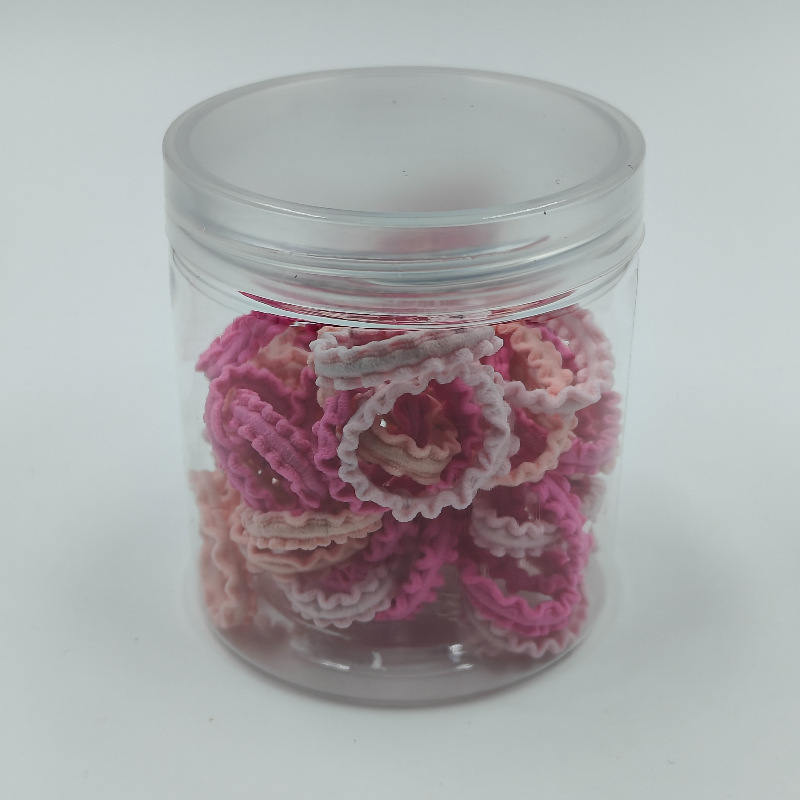 Fábrica directa enlatada de alta elasticidad no daña cabello de cabello de chicas anillo de toalla simple banda de goma cabello de cabello anillo de cabello de bebé