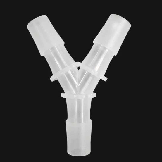 Трехходовой производитель Y-типа, прямые продажи, прозрачный пластик Т-образный/трехходовой соединитель Y-типа, прямой трехходовой пластиковый трехходовой соединитель с переменным диаметром
