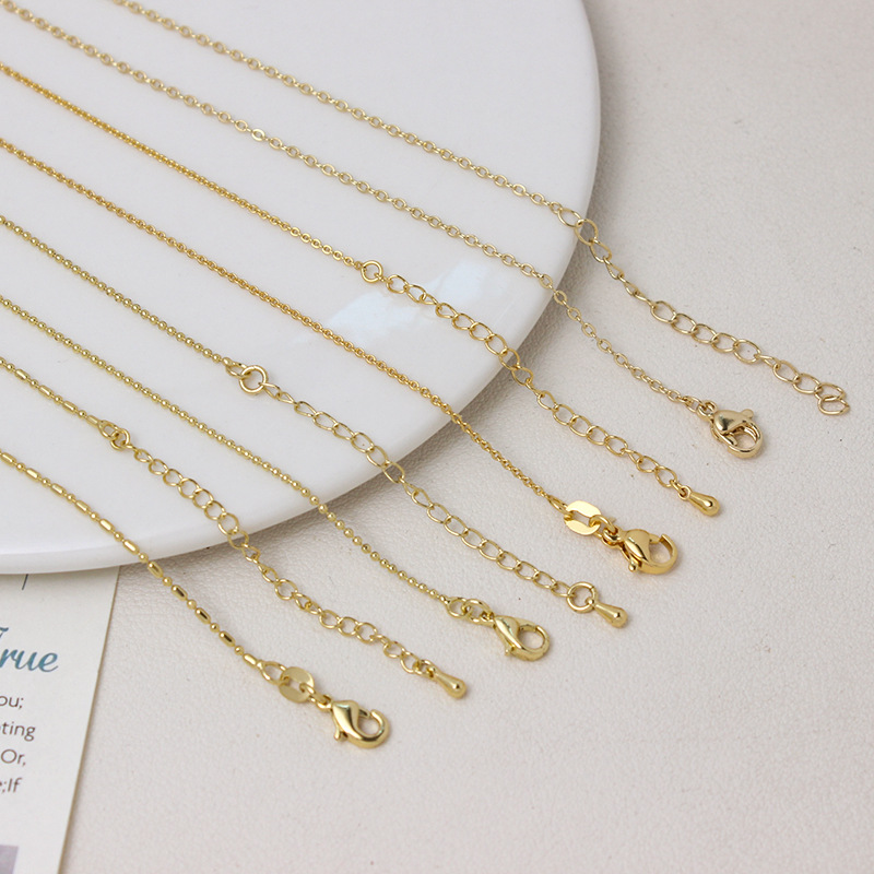4g Weight Chain Jewelry Making Type 45-50cm Jewelry Making Size Lobster Trigger Clasp Closure Clasp Closure Type Jewelry Accessories Classification 1 Piece Quantity Copper Material Geometric Pattern All Seasons Season Plating Design Simple Style Style 1 Piece Copper 45-50cm Jewelry Accessories Chain Simple Style Geometric 5
