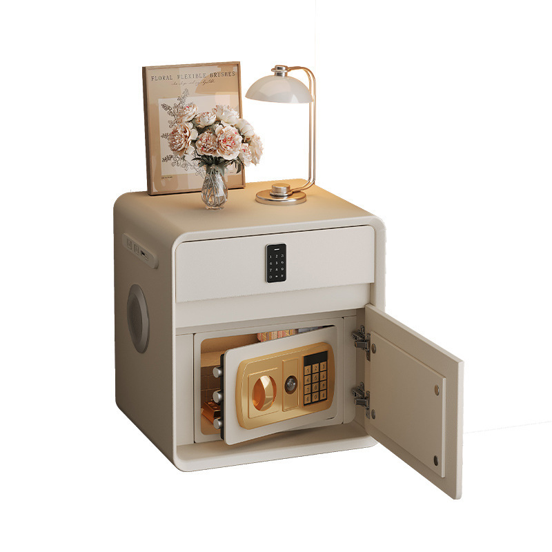 Smart cabecera caja fuerte en todo 2025 nuevo dormitorio con cerradura nicho de diseño pequeño armario de cabecera