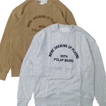 Y360美式休闲字母刺绣螺纹底摆圆领宽松套头毛圈卫衣Y396包邮