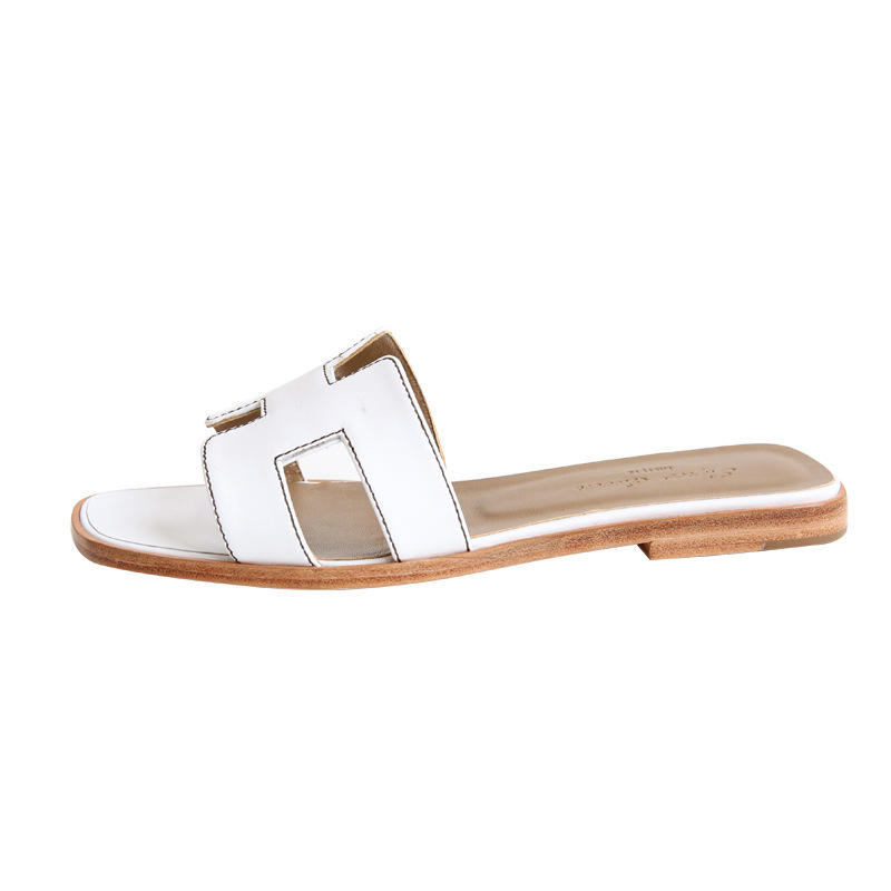 2024 Fashion Women's Flat Bottom Slippers for Casual Outwear Fashion One Line Slippers Beach Shoes_voghion.com