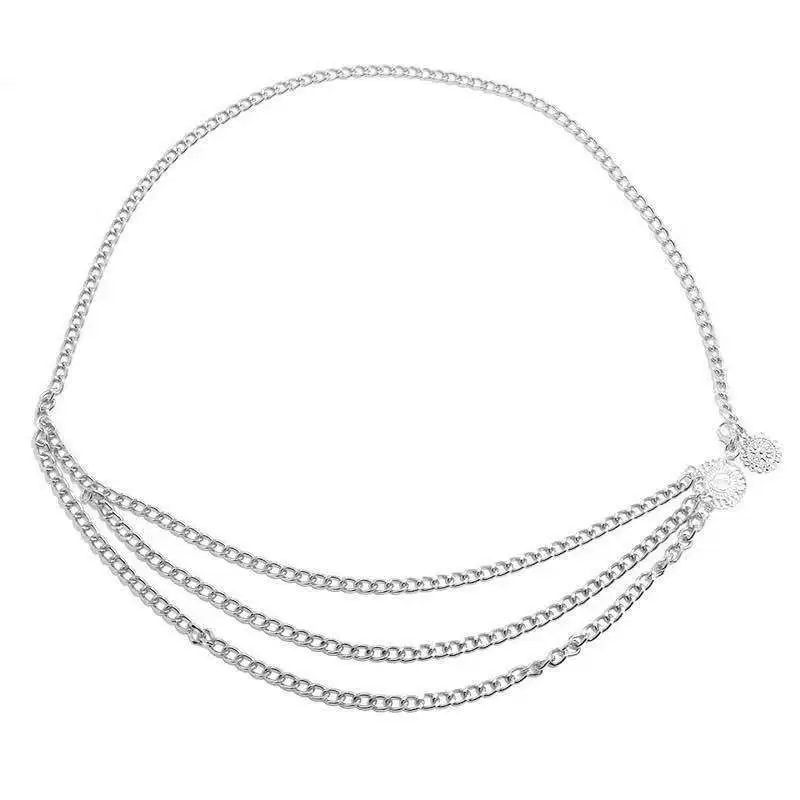 Accessory, fashionable metal chain solar-powered, European style, simple and elegant design