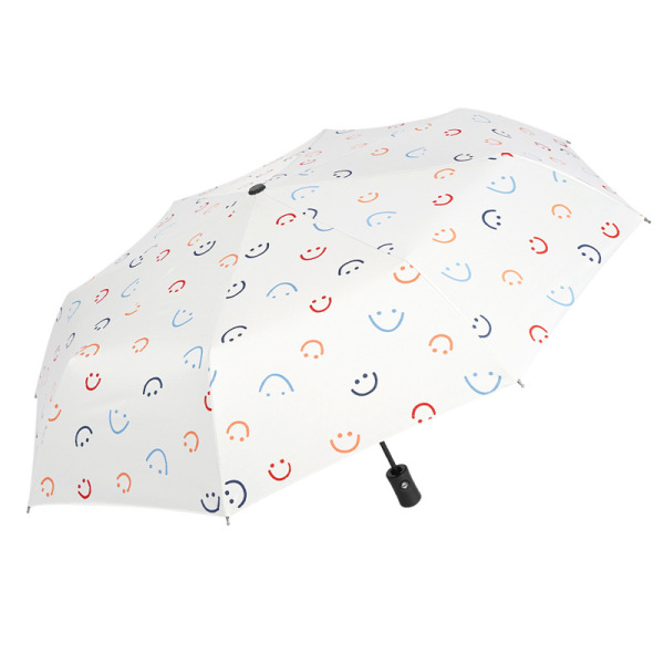 Umbrella solar-powered