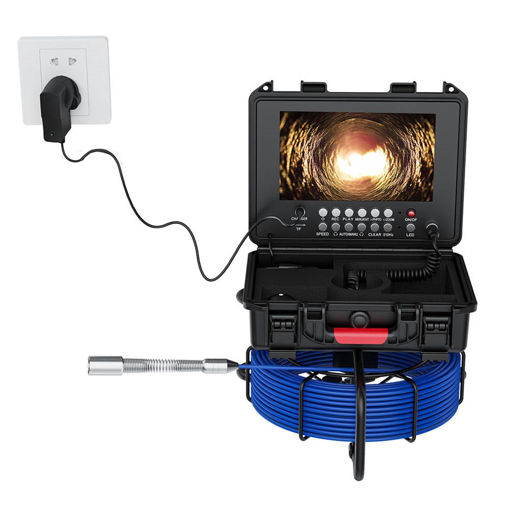 9 inch sewer endoscope camera, 23MM, 1080P, meter counter, inspection