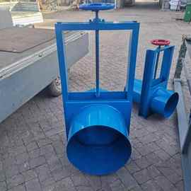 手动插板阀排水排污雨水管道碳钢闸板阀电动气动卸灰不锈钢卸料阀