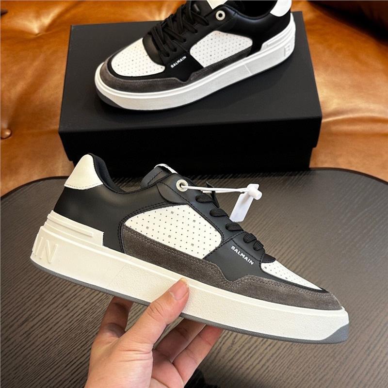 欧洲站巴尔曼新款韩版鞋高颜值潮男高端时尚真皮休闲男鞋舒适百搭