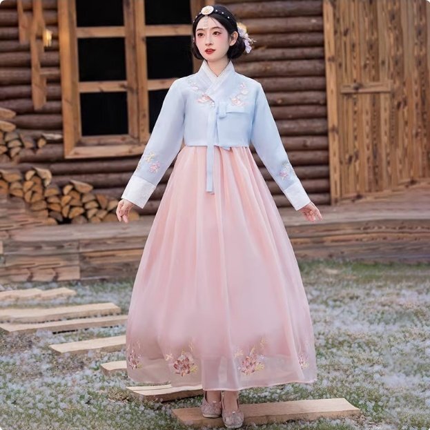 Ethnic Korean Clothing Princess Yanji Traditional Costume South Korea Court Lady Yanbian Photography Tour Dancing Costume