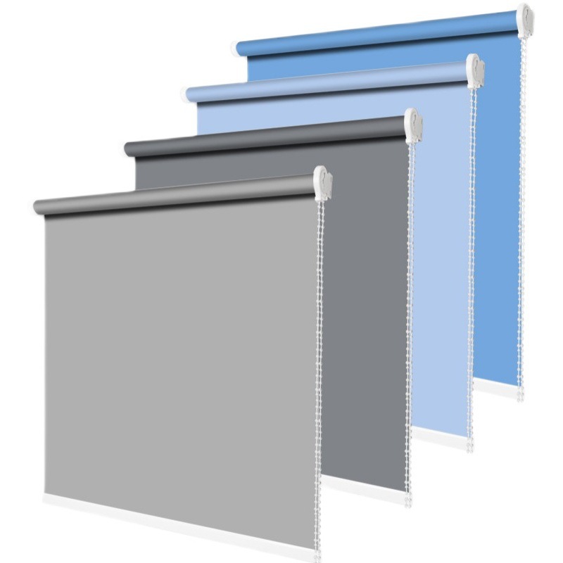 Spray-painted LOGO curtain roller shutter full shading office sunscreen finished roller shutter sunscreen heat insulation engineering roller shutter