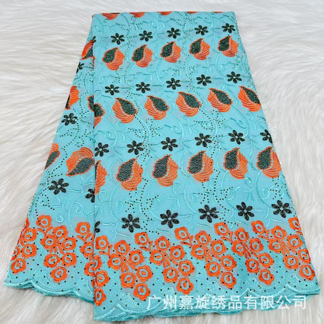 Ropa de novia africana Ghana bordado algodón 5yards Swiss voile lace cotton fabrics