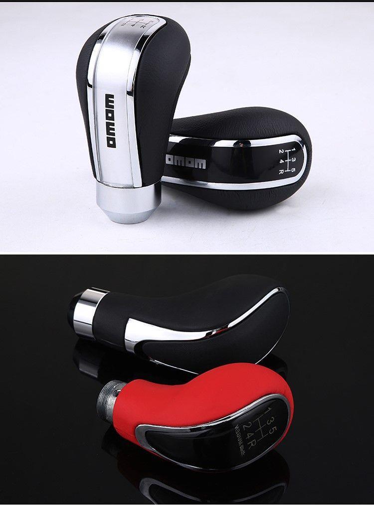 Car Modified Gear Head with Gear Lever, Manual Gear Head, Hand Gear Ball, Perforated Breathable Gear Head