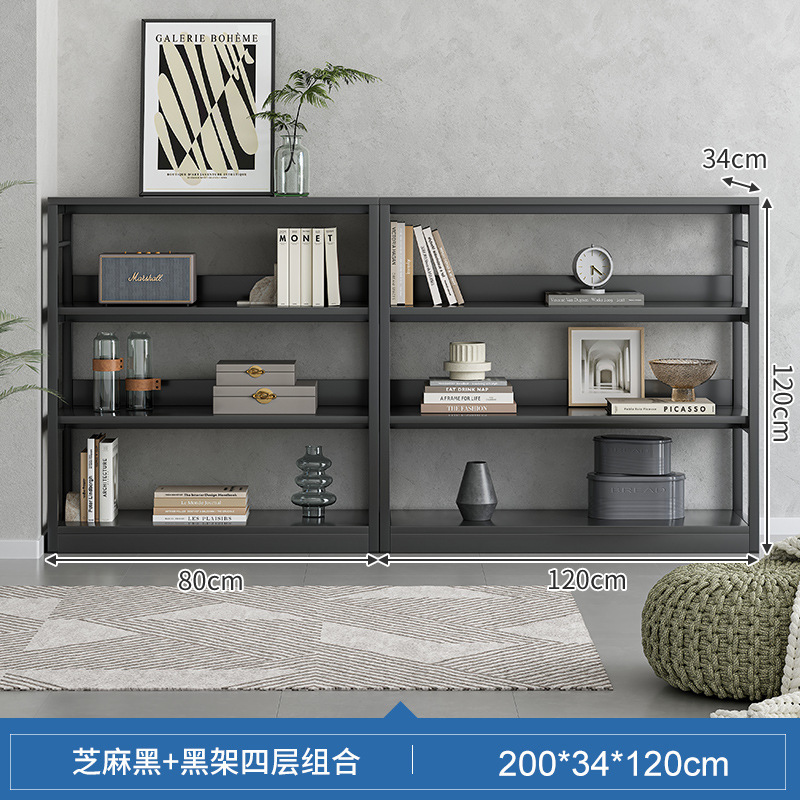 Estante de almacenamiento doméstico multicapa de pie estante de exhibición gabinete de almacenamiento sub-estante estantería decorativa estantería