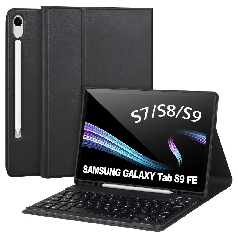Samsung S789 Tablet Protective Case 10Fe Magnetic Bluetooth Keyboard X510 with Pen Slot Touchpad Spanish