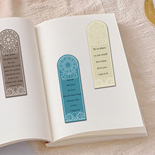30张圣经语录文字书签跨境阅读书夹学习书籍标注卡片创意纸质书签