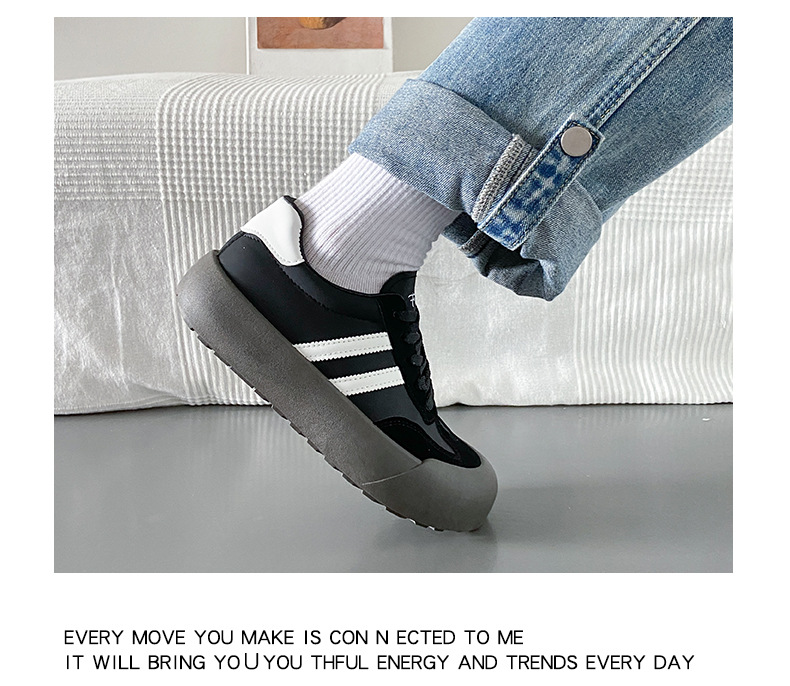 Damen Plateau Sneaker - Modische Koreanische Freizeitschuhe_voghion.com