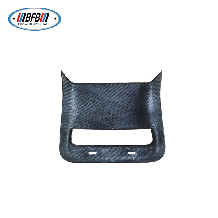 100% Real Carbon Fiber Rear Seat Air Vent Cover - For Tesla Model 3 Y - Forged Carbon Fiber Air Vent Shell with Type-C Port