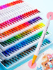 100色软头水彩笔48色双头彩色笔马克笔彩笔套装儿童幼儿园|ms