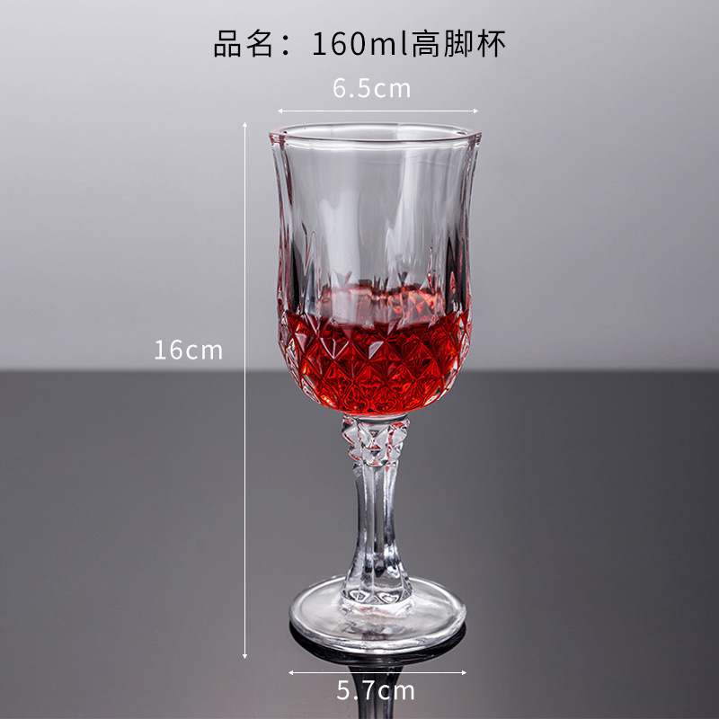 Jinbaijia estilo simple vino tinto copa de verano vino champán Copa whisky cóctel de vidrio