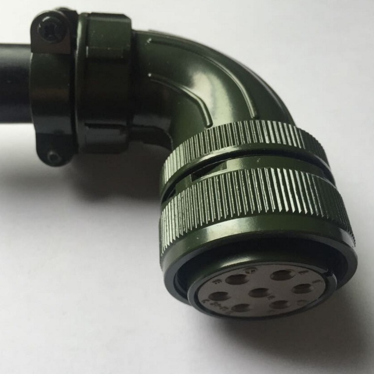 军标航空插头MS3106A MS3108B MS3102A 24-10S  7芯 5015伺服电机