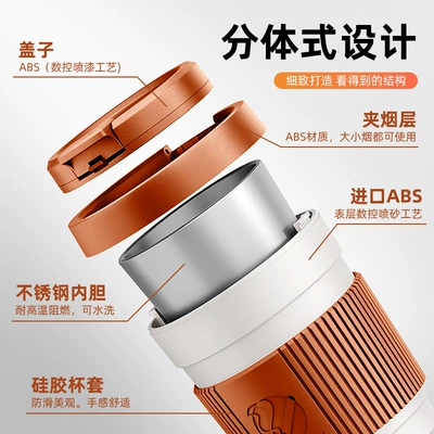 Car ashtray – and anti-ash flying
