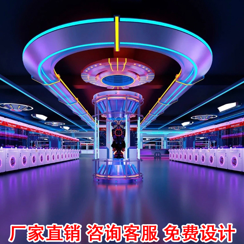 lámpara de módulo de juegos de videojuegos animada ciudad sala de juegos de juegos de juegos de luces de diseño centro comercial supermercado gimnasio luces de gimnasio