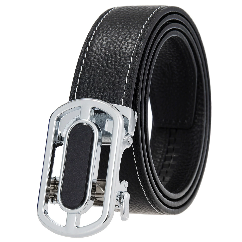 Fashionable leather durable double-sided belt, cowhide