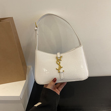 跨境流行高级感包包女新款石头纹小众质感时尚单肩包手拎包设计