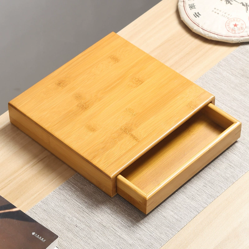 Puerh tea, tea pancake, multilayer storage box, tea set with accessories