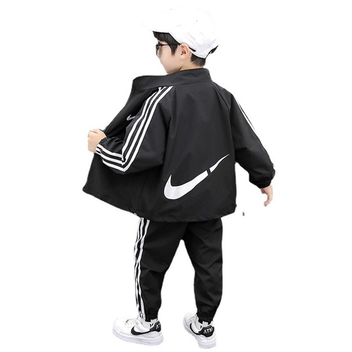 Children's clothing boys spring and autumn suits  new children's autumn clothing children's clothes baby sports handsome two-piece set trendy