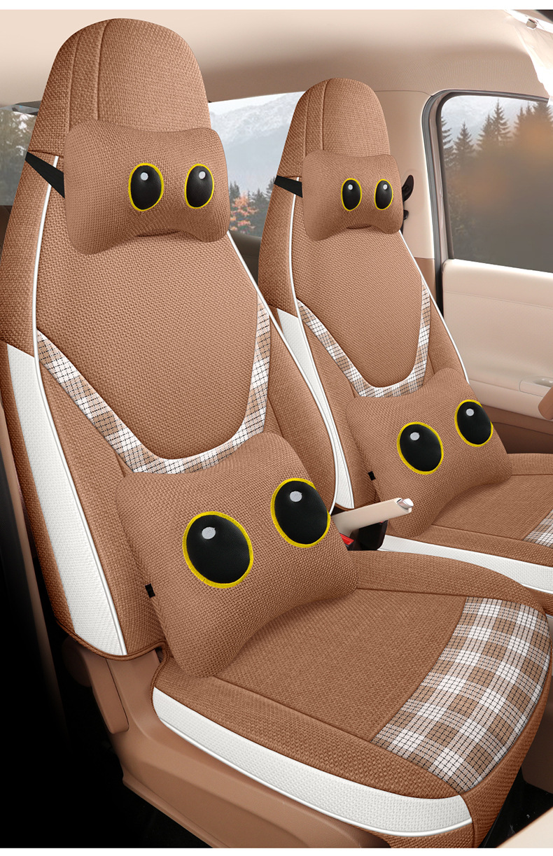 2026 new model custom fabric car seat covers for Wuling's fifth-generation MINI, full coverage specialized seat covers