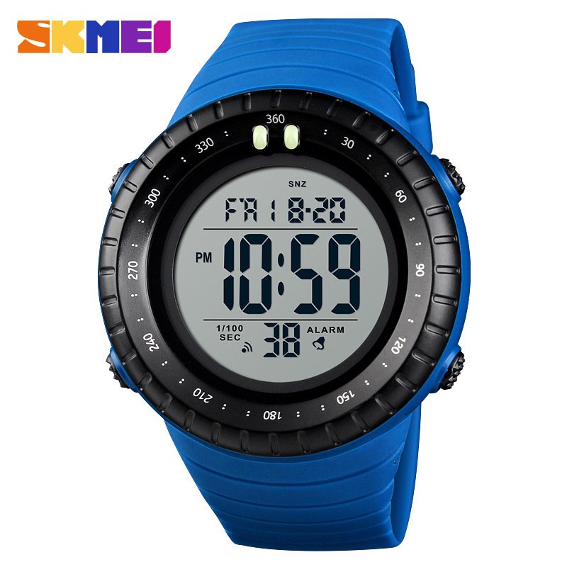 Skmei skmei 1420 nuevos deportes solo espectáculo personalidad tendencia estudiante hombres y mujeres calendario reloj despertador luminoso