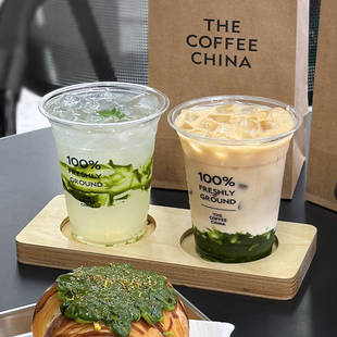 Coffee Cup Disposable Milk Tea Cup Transparent Pet Cold Drink Fruit Tea Lemon Tea Plastic Cup with Lid Commercial Printed Logo