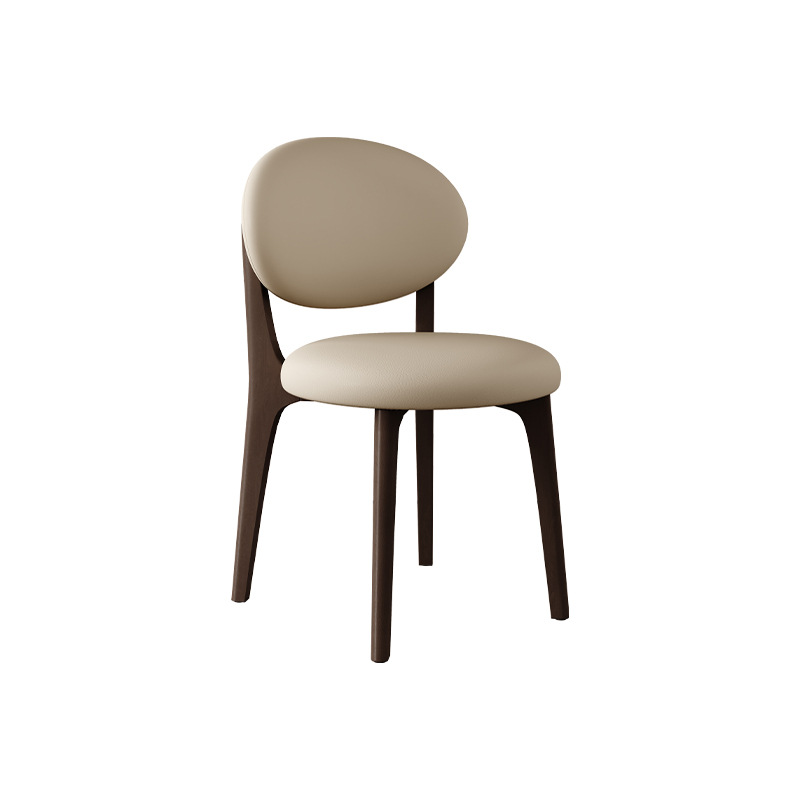 Silla de comedor de madera maciza moderna, comedor casero, hotel, cómodas sillas de respaldo, estilo nórdico, mesa de comedor simple, taburetes
