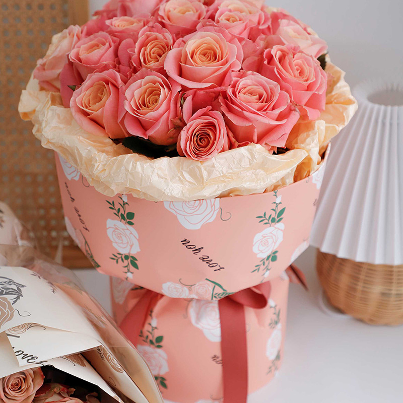 Huaxi Yuyin sueño rosa impermeable floral embalaje floral florista ramo floral rosa material de envoltura floral al por mayor
