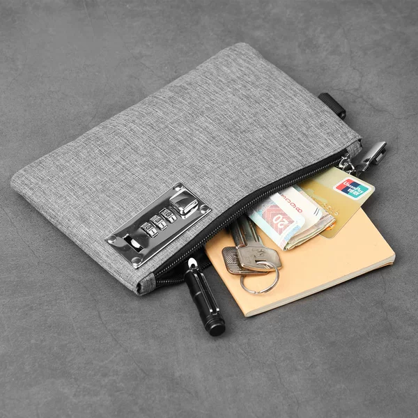 Coin Purse with Password Lock, Anti-Theft Portable Card Holder, Multifunctional Mobile Phone Bag, Trendy Wallet, Portable Anti-Theft Password Bag