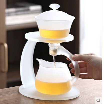 Manufacturer Wholesale Office Reception Kung Fu Glass Tea Set Set Household Lazy Tea Maker Automatic Teapot Manufacturer Wholesale Office Reception Kung Fu Glass Tea Set Set Household Lazy Tea Maker Automatic Teapot