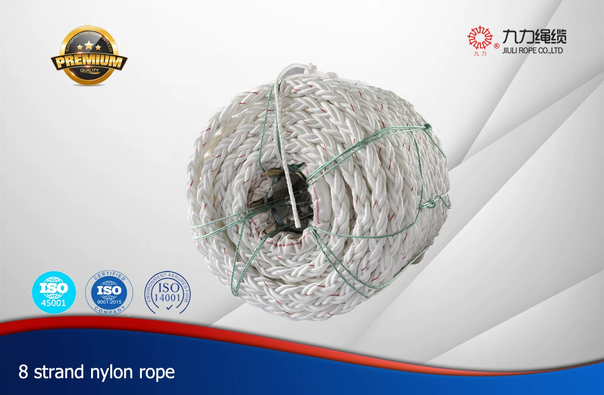 Восьмипрядная нейлоновая веревка PA веревка полиамидная веревка нейлоновая веревка полипропиленовая веревка белый полиамид