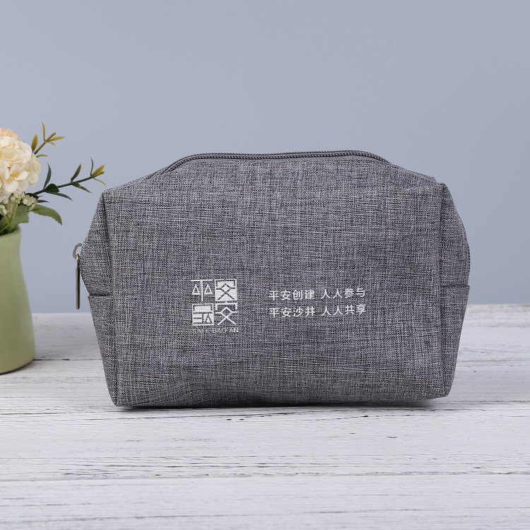 加厚防水牛津拉链公文包文件袋加印logo便携手提牛津旅行收纳袋