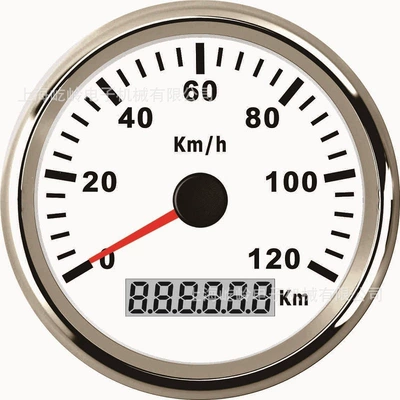 85mm GPS Spidometr və Odomert, Avtomobil və Qayıqlar üçün, Km/H, İşıqlı