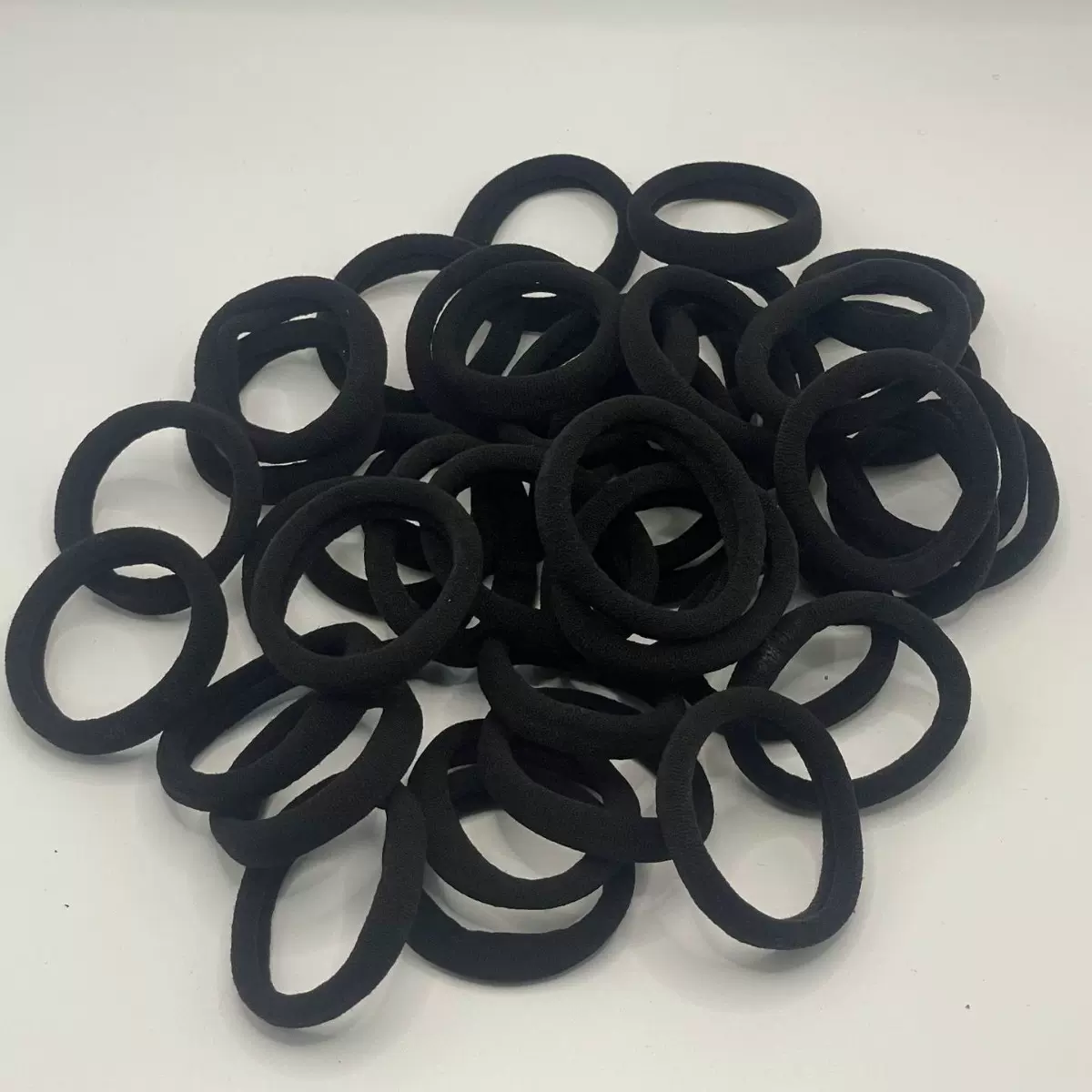 黑色无接缝头绳高弹力橡皮筋儿童发绳学生小女孩头饰简约皮筋