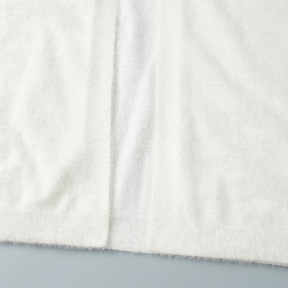Áo cardigan len lông mềm dáng dài rộng cổ chữ V tay dài — hồng, màu xám, quần kaki chi tiết 25