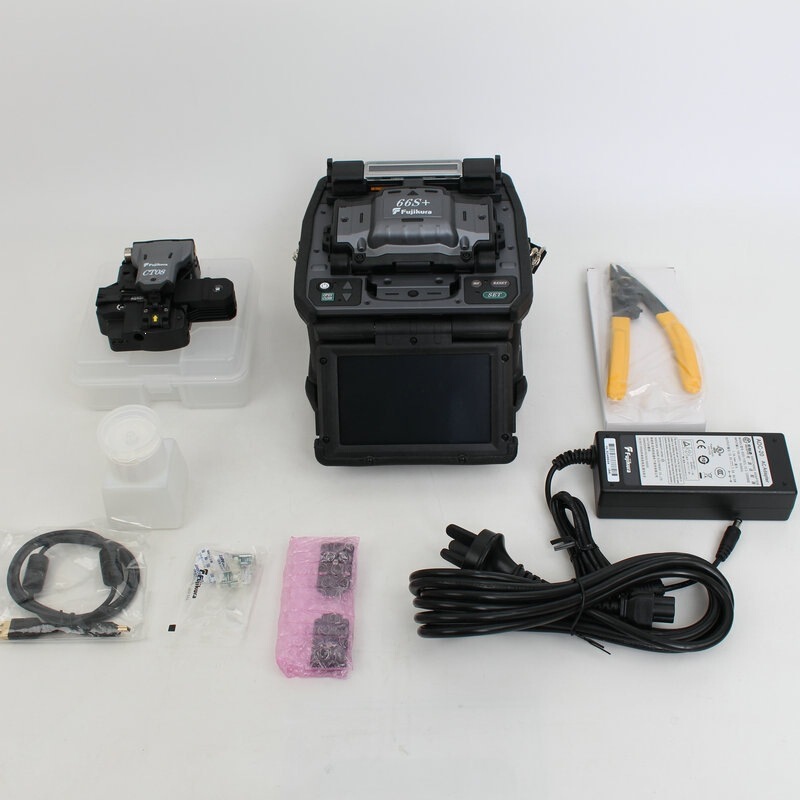 Japan's Fujikura 66S+ fiber optic splicing machine FSM-60S/61S/62C upgraded version imported fiber splicing machine Japan's Fujikura 66S+ fiber optic splicing machine FSM-60S/61S/62C upgraded version imported fiber splicing machine
